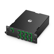 Divisor/Splitter de fibra óptica PLC 1 x 8, cassette FHD® estándar SC/APC, monomodo Esta imagen trata sobre FHD-PLC1x81SCA.