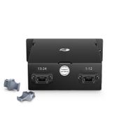 FHD™ MTP®-LCカセット、OM4マルチモード、ユニバーサル、16芯、2 x MTP®-8(オス)- 8 x LCデュプレックス(アクア)、最大0.35dB この写真はFHD-2MTP8LCDOM4Uに関するものです。