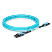 30m (98ft) LC UPC to LC UPC Flat Clip Uniboot Duplex with Push Pull Boot OM4 Multimode Riser (OFNR) 2.0mm BIF Fiber Optic Patch Cable This picture is about .