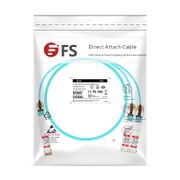 2m (7ft) Generic Compatible 400G QSFP-DD to 2 x 200G QSFP56 Active Optical Breakout Cable This picture is about r.