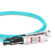20m (66ft) Dell AOC-Q28DD-2Q28-100G-20M Compatible 200G QSFP-DD to 2 x 100G QSFP28 Active Optical Breakout Cable This picture is about ed.