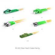 LWL-Patchkabel, 1m (3ft) LC APC auf LC APC Duplex OS2 Singlemode PVC (OFNR) 2.0mm Dieses Bild handelt von SMLCDX.