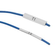 Etiquetas termorretráctiles para cables de 0,25 pulg. de diámetro x 84 pulg. de longitud con cinta para impresoras M210 y M211, negro sobre blanco Esta imagen trata sobre M21-250-C-342.