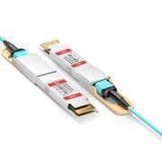 30m (98ft) Cisco QDD-400-AOC30M Compatible 400G QSFP-DD Active Optical Cable This picture is about rf.