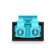 This picture is about LC/UPC Duplex PVC (OFNR) OM4 50/125 Multimode Fiber Loopback Module.