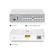 S3100-16TF 18口千兆以太網L2+交換機,16x10/100/1000BASE-T,2x1Gb SFP,博通芯片,無風扇 這張圖片是關於.