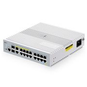 S3410C-16TMS-P、16ポート ギガビットイーサネットL2+ PoE+スイッチ(8x PoE+ポート@125W、2x 5Gb RJ45、2x 10Gb SFP+アップリンク付き、PicOS®、MLAG対応、Broadcomチップ、ファンレス) この写真はに関するものです。