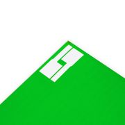 1.02''x3.30'' 印刷可能なフラッグケーブル管理ラベル用紙(PET、緑、10