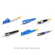 Customized Length Fiber Patch Cable, 1 Fiber, LC UPC Simplex to LC UPC Simplex, Single Mode (OS2), LSZH, 2.0mm, Tight-Buffered, Yellow This picture is about 1.