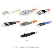 1m (3ft) Cable/latiguillo/jumper de fibra óptica, LC UPC a LC UPC, Dúplex, 2 Fibras, Multimodo (OM2), Riser (OFNR), 2.0mm, Búfer ajustado, Naranja Esta imagen trata sobre OM2LCDX.