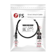 4m (13ft) FS Compatible 100G QSFP28 to 2 x 50G QSFP28 Passive Direct Attach Copper Breakout Cable This picture is about 7.