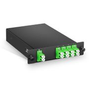 1 x 8 PLC Fiber Splitter, Standard LGX Cassette, LC/APC, Singlemode This picture is about FLG-PLC1×8LGX1LCA.