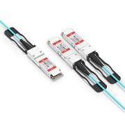 1m (3ft) HW Compatible 100G QSFP28 to 2x50G QSFP28 Active Optical Breakout Cable This picture is about 3.