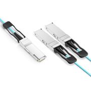 1m (3ft) Arista Networks Compatible 100G QSFP28 to 2x50G QSFP28 Active Optical Breakout Cable This picture is about 3.