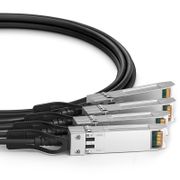 1.5m (5ft) Dell (DE) DAC-Q28-4SFP28-25G-1.5M Compatible 100G QSFP28 to 4 x 25G SFP28 Passive Direct Attach Copper Breakout Cable This picture is about 6.