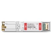 HPE Aruba Compatible 10M/100M/1G/2.5G/5G/10Gbps NBASE-T SFP+ Copper 30m RJ-45 Transceiver Module (LOS) This picture is about SFP-10GM-T-30.