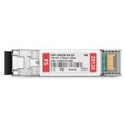 Netegar Compatible 10GBASE-ZR SFP+ 1550nm 120km DOM Duplex LC/UPC SMF Optical Transceiver Module This picture is about 2.
