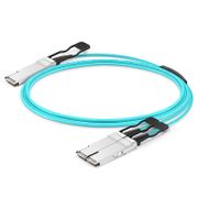10m (33ft) HW Compatible 100G QSFP28 to 2x50G QSFP28 Active Optical Breakout Cable This picture is about 4.