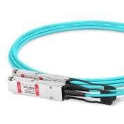 20m (66ft) Netgear Compatible 100G QSFP28 to 2x50G QSFP28 Active Optical Breakout Cable This picture is about 5.