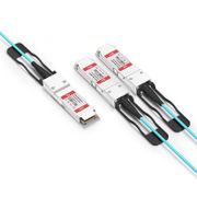 70m (230ft) Cisco совместимый 100G QSFP28 -> 2x50G QSFP28 AOC Breakout Это изображение касается QSFP-100G-2QAO70.