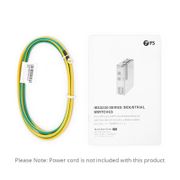 IES3220-8T4F-U, 8-Port Gigabit Ethernet L2+ Managed Industrial PoE++ Switch, 8 x PoE++ Ports@360W, with 4 x 1Gb SFP, -40 to 75°C Operating Temperature This picture is about 配件图.