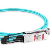 7m (23ft) Arista Networks Compatible 100G QSFP28 to 2x50G QSFP28 Active Optical Breakout Cable This picture is about e.