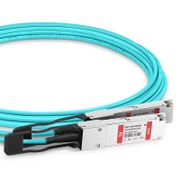 50m (164ft) HW Compatible 100G QSFP28 to 2x50G QSFP28 Active Optical Breakout Cable This picture is about 6.