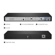 S3260-16T4FP, 16 Porte Gigabit Ethernet L2+ PoE+ Switch, 16 x PoE+ Porte @250W, con 2 x 1Gb SFP Uplink e 2 x Combo SFP Porte, Support IEEE 802.3af/at Questa immagine riguarda S3260-16T4FP.