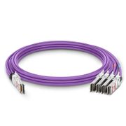 3m (10ft) NVIDIA/Mellanox Compatible 400G QSFP-DD to 4 x 100G QSFP28 Ethernet Active Electrical Breakout Cable This picture is about 3m.