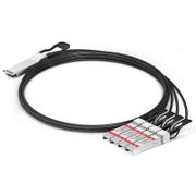 1m (3ft) Cisco QSFP-4SFP25G-CU1M Compatibele 100G QSFP28 naar 4 x 25G SFP28 Passieve Direct Attach Koper Breakout Kabel Deze afbeelding gaat over QSFP-100G-4SPC01.