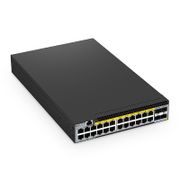 S3400C-24MG4S-P, 24-Port Ethernet L2+ PoE+ Switch, 24 x PoE+ Ports @380W, with 4 x 10Gb SFP+ Uplinks Это изображение касается /.