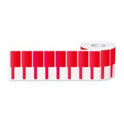 0.94in.W x 2.75in.L Printable P-Flag Labels, PET, Reel, Red, 1000Labels/Roll This picture is about Printable P-Flag Labels.