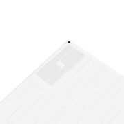 This picture is about P-Flag White PET Label.