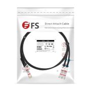 5m (16ft) 400G QSFP-DD to 2 x 200G QSFP56 Active Direct Attach Copper Breakout Cable for FS Switches This picture is about 7.