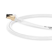 リーシュ✕3C 3ft Cat 8 Snagless Shielded RJ45 Ethernet Cable, Off-white
