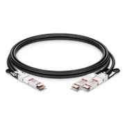 1m (3ft) 400G QSFP-DD to 2 x 200G QSFP56 Passive Direct Attach Copper Breakout Cable for FS Switches This picture is about 1.