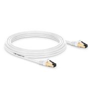 16ft (4.9m) Cat8 28AWG Snagless Shielded (S/FTP) PVC CM Ethernet Network Patch Cable, Off-White This picture is about 1.