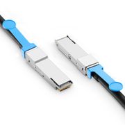 7m (23ft) Brocade 40G-QSFP-QSFP-C-0701 Compatible 40G QSFP+ Active Direct Attach Copper Cable This picture is about t.
