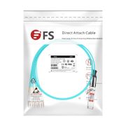 3m (10ft) Extreme Networks Compatible 100G QSFP28 to 4 Duplex LC Active Optical Breakout Cable This picture is about 7.