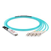 7m (23ft) Extreme Networks Compatible 100G QSFP28 to 4 Duplex LC Active Optical Breakout Cable This picture is about 1.