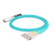 70m (230ft) Extreme Networks Compatible 100G QSFP28 to 4 Duplex LC Active Optical Breakout Cable This picture is about 1.