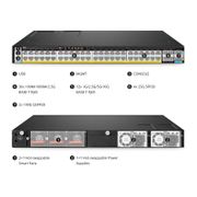 S5870-48MX6BC-U, 48-Port Ethernet L3 PoE++ Switch, 36 x 2.5Gb PoE++ Ports, 12 x 10Gb PoE++ Ports @2100W, with 4 x 25Gb SFP28 and 2 x 100Gb QSFP28 Uplinks, PicOS®, Support EVPN-VXLAN, MLAG & Perpetual PoE, Broadcom Chip This picture is about /.