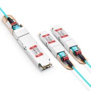 10m (33ft) NVIDIA/Mellanox MFA7U10-H010 Compatible 400G OSFP Finned Top to 2 x 200G QSFP56 InfiniBand HDR Active Optical Breakout Cable for Quantum-2 Switches and ConnectX-6 HCA This picture is about 3.