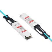 100m (328ft) NVIDIA/Mellanox MC2206310-100 Compatible 40G QSFP+ InfiniBand FDR10 Active Optical Cable for Switch-IB 2 Switches and ConnectX-5 HCA This picture is about 100.