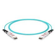 1m (3ft) NVIDIA/Mellanox MC2206310-001 Compatible 40G QSFP+ InfiniBand FDR10 Active Optical Cable for Switch-IB 2 Switches and ConnectX-5 HCA This picture is about 1.
