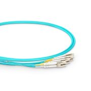 5m (16ft) Juniper Networks EX-QSFP-8LC-AOC5M Compatible 40G QSFP+ to 4 Duplex LC Active Optical Breakout Cable This picture is about 1.