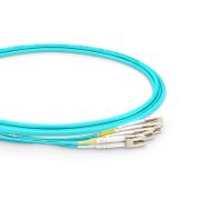 10m (33ft) HW QSFP-8LC-AOC10M Compatible 40G QSFP+ to 4 Duplex LC Active Optical Breakout Cable This picture is about 2.