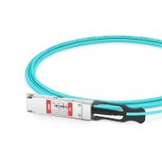 10m (33ft) HW QSFP-8LC-AOC10M Compatible 40G QSFP+ to 4 Duplex LC Active Optical Breakout Cable This picture is about w.