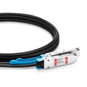 3m (10ft) Generic Compatible 200G QSFP56 to 2 x 100G QSFP56 Active Direct Attach Copper Breakout Cable This picture is about 2.