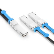 3m (10ft) Generic Compatible 200G QSFP56 to 2 x 100G QSFP56 Active Direct Attach Copper Breakout Cable This picture is about 7.